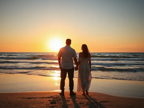 Couple rebuilding trust with shared activities